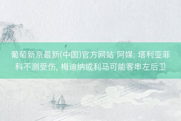 葡萄新京最新(中国)官方网站 阿媒: 塔利亚菲科不测受伤， 梅迪纳或利马可能客串左后卫